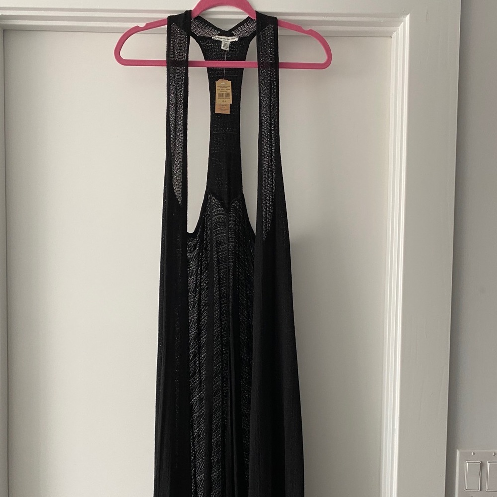 NWT Maxi American Eagle Black Knit Vest